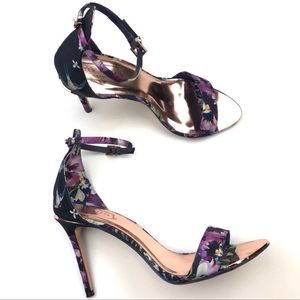 Ted Baker London Charv Floral Ankle Strap Sandal, Size 39.5 (8.5)